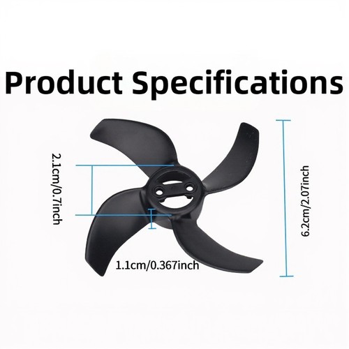 Black propeller replacement - black,